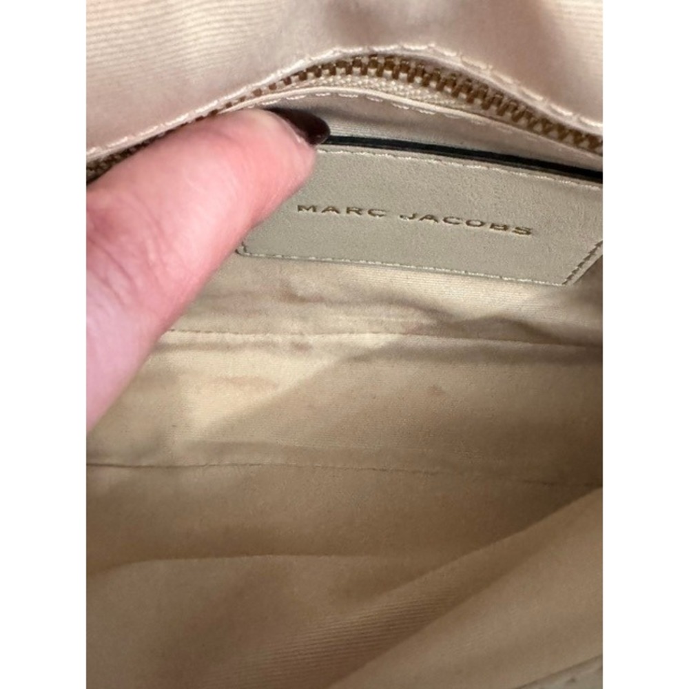 Marc Jacobs J Marc Cross/Shoulder Bag Black Cream Colorblock Leather - Picture 14 of 16
